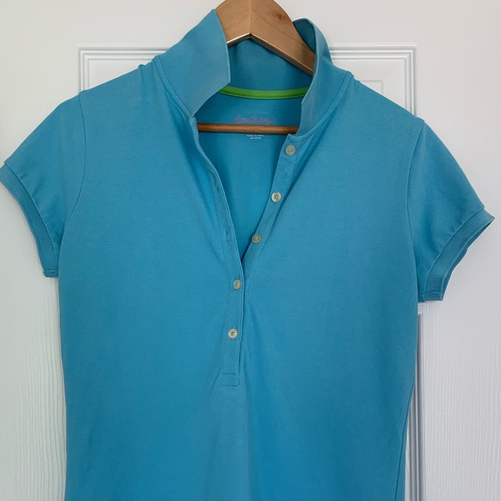 Lilly Pulitzer Women’s Medium Blue Polo Shirt